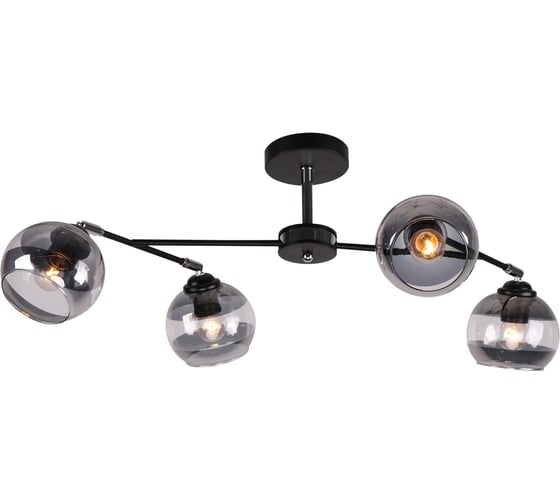 Потолочная люстра IMEX MD.9460-4-S BK+CH