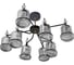 Потолочная люстра IMEX MD.4890-8-S COFFEE+FGD 1