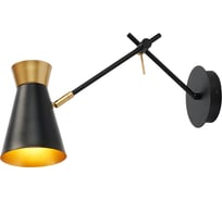 Бра IMEX MD.78853-1-W BK+FGD