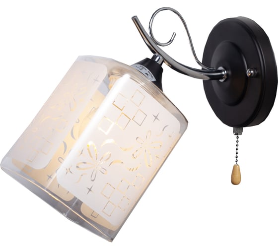 Бра IMEX MD.1087-1-W BK+CH