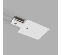 Электрический соединитель (ввод питания) и торцевая заглушка Elektrostandard TRPF-1-WH для однофазного встраиваемого шинопровода (белый) a049561