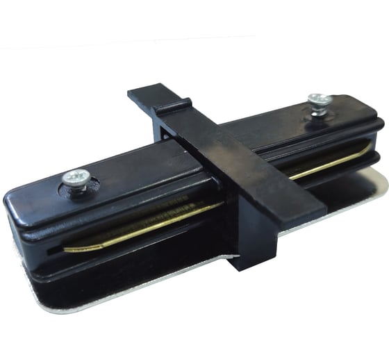Прямой коннектор для однофазного встраиваемого шинопровода Elektrostandard TRCM-1-I-BK черный a049558
