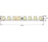 Светодиодная лента SWG SMD 2835, 128 LED/м, 11,5 Вт/м, 24В, IP20, Нейтальный белый 00-00003599 6