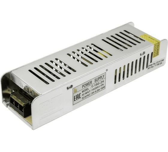 Компактный узкий блок питания SWG 150W, 24V, T-150-24 00-00000301