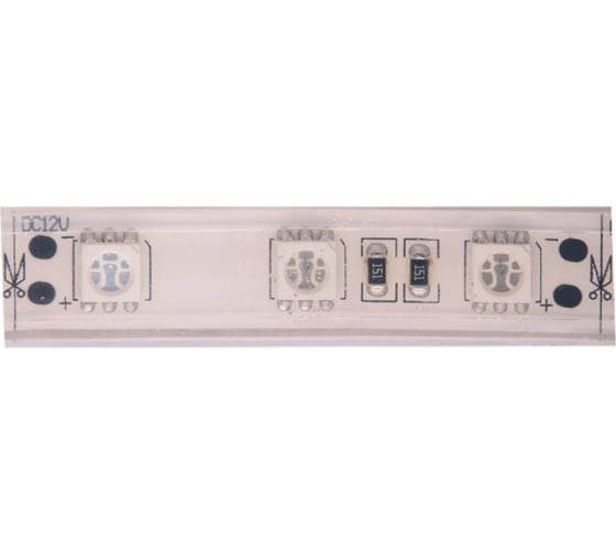 Светодиодная закрытая лента SWG 14,4 Вт/м SMD5050 60 диодов на м IP68 Цвет Зеленая 12В 00-00001863