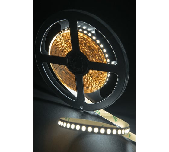 Светодиодная лента SWG SMD 2835, 160 LED/м, 14,4 Вт/м, 24В, IP20, Холодный белый 00-00003606
