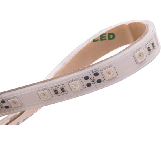 Светодиодная закрытая лента SWG 14,4 Вт/м SMD5050 60 диодов на м IP68 Цвет Красный 12В 00-00001866