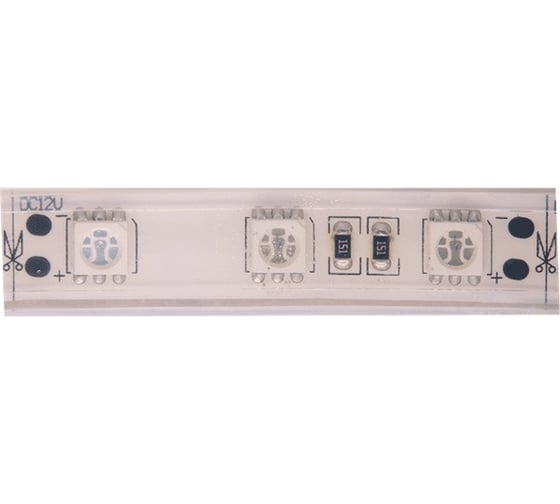 Светодиодная закрытая лента SWG 14,4 Вт/м SMD5050 60 диодов на м IP68 Цвет Красный 12В 00-00001866