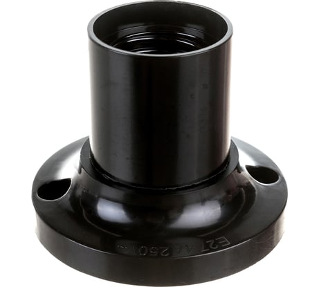 Патрон IN HOME Е27 Ф П-01 Е27 карболитовый потолочный 4690612032238