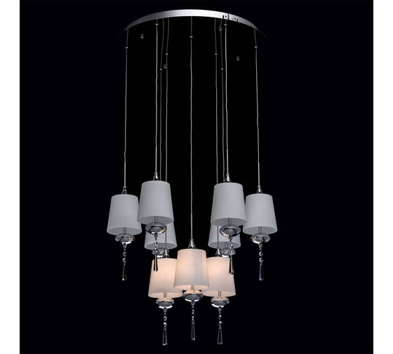 Люстра CHIARO 392010409 Фьюжн 9*20W G4 220 V