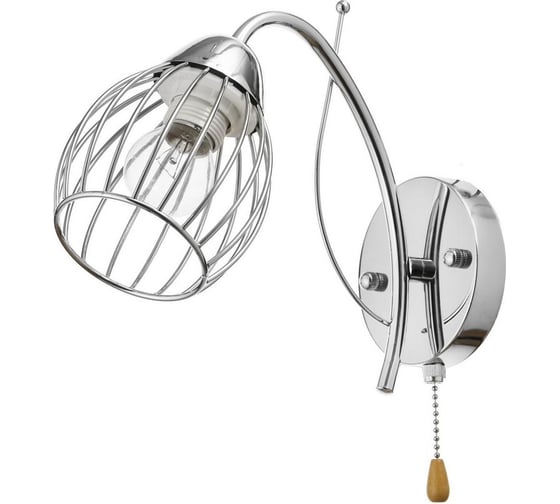 Бра BayerLux 73169/1 E27 40Вт хром 24,5х14х20,5 см 4901234 1
