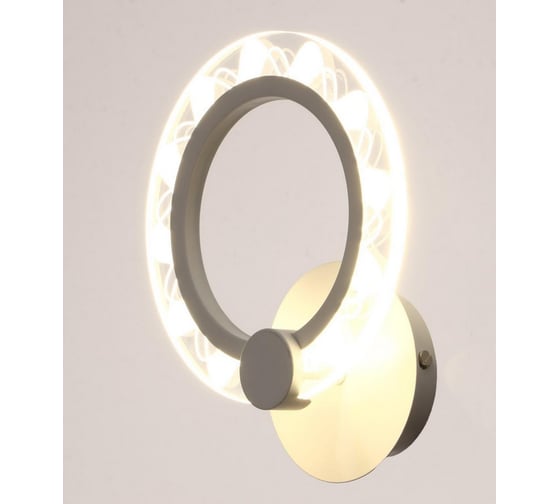 Бра BayerLux 10024/1WT LED 11Вт 4000К белый 19х24х8 см 5169306