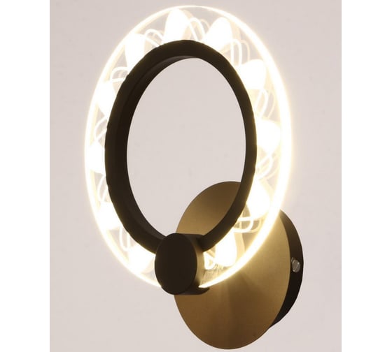 Бра BayerLux 10024/1CF LED 11Вт 4000К кофе 19х24х8 см 5169307