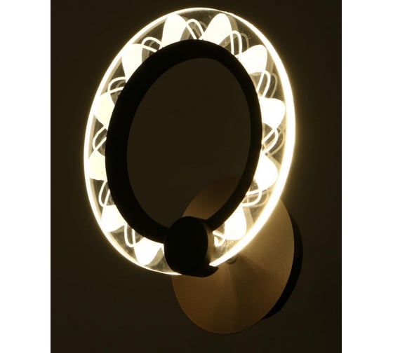 Бра BayerLux 10024/1CF LED 11Вт 4000К кофе 19х24х8 см 5169307