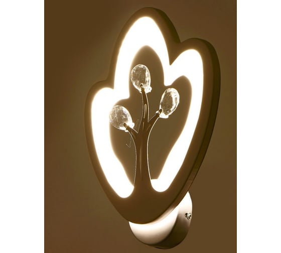 Бра BayerLux 661345B/1 LED 10Вт 4000К белый 26х20х7 см 4679503