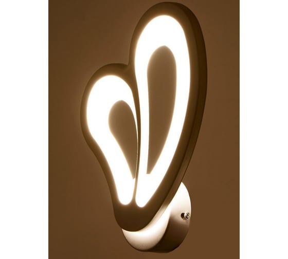 Бра BayerLux 661343B/1 LED 10Вт 4000К белый 23х19х7см 4679501