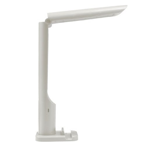 Настольная сенсорная лампа BayerLux 1522/1WT 10хLED 5Вт АКБ USB 3 режима белый 6,5х9х25,5 см 5378685 1