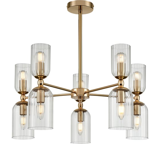 Люстра подвесная LUMION E14 10*40W KASSIA 6586/1 6586/10