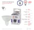 Светодиодная LED лампа ЭРА, MR16-6W-860-GU5.3 диод, софит, 6Вт, холодный, GU5.3 10/100/4200 Б0049069 4