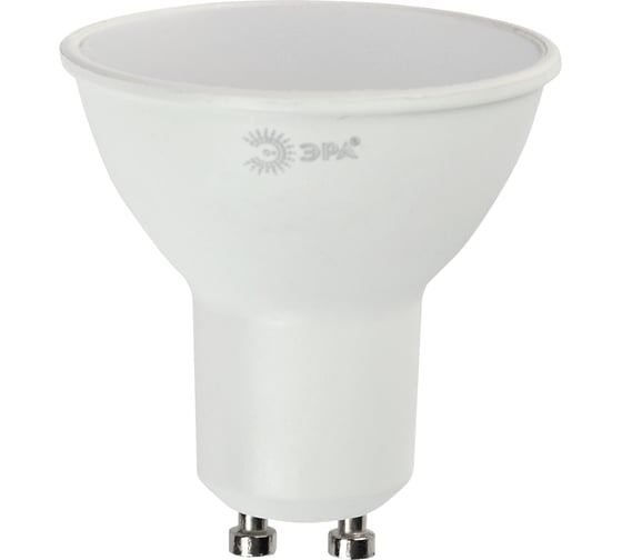 Светодиодная LED лампа ЭРА, MR16-12W-860-GU10 диод, софит, 12Вт, холодный, GU10 10/100/4200 Б0049076 1