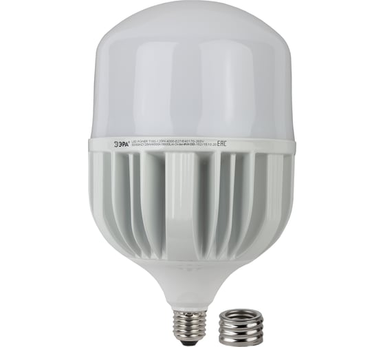 Светодиодная LED лампа ЭРА, POWER T160-120W-4000-E27/E40 диод, колокол, 120Вт, нейтральный, E27/E40 6/96 Б0049103
