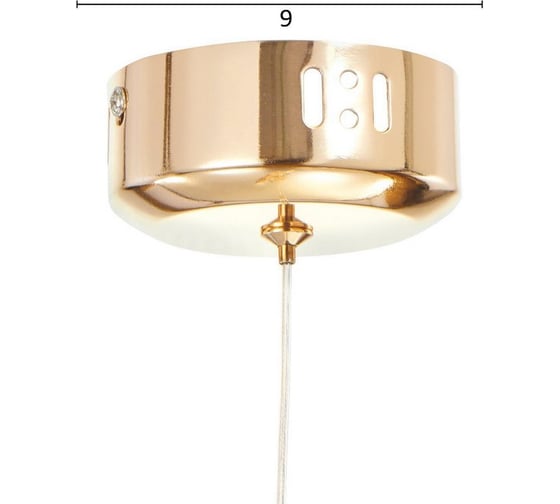 Светильник BayerLux 86003/1 LED 23Вт 3000К золото 19х6х32-132 см 5040809