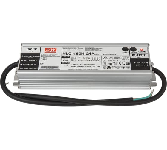 Источник питания Mean Well AC/DC HLG-150H-24A Т00297495