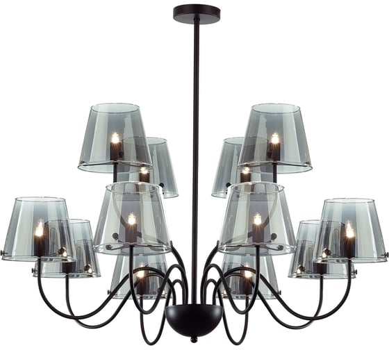 Люстра потолочная LUMION G9 12*20W SMOKY 6570/12C