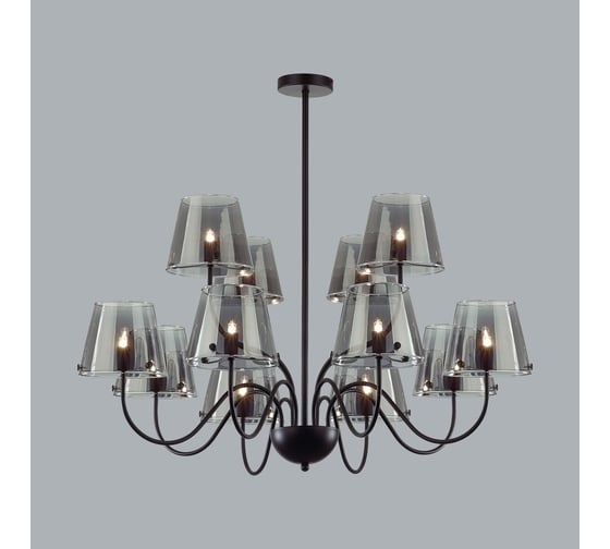 Люстра потолочная LUMION G9 12*20W SMOKY 6570/12C