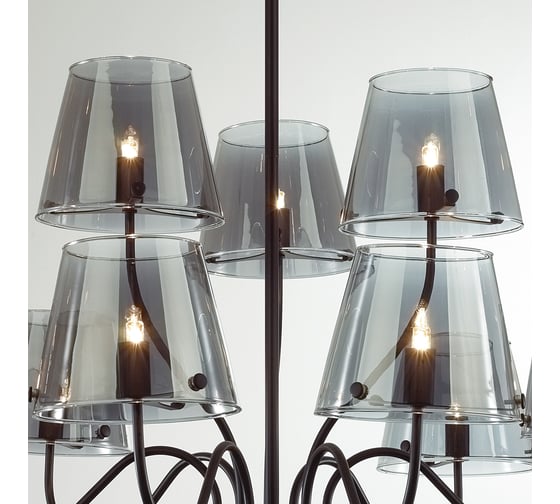 Люстра потолочная LUMION G9 9*20W SMOKY 6570/9C
