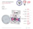 Светодиодная лампочка ЭРА STD LED GX-12W-860-GX53 GX53 12Вт таблетка холодный дневной свет Б0048020 4