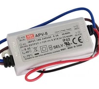 LED-драйвер Mean Well, APV-8-24 AC-DC 8Вт Т02290279