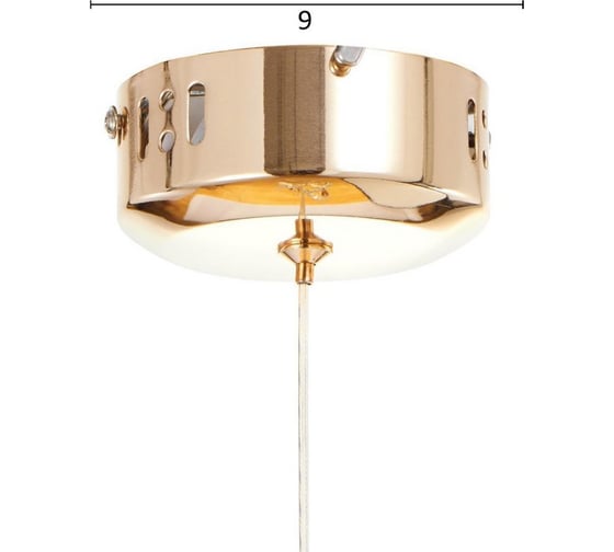 Светильник BayerLux 86005/1 LED 23Вт 3000К золото 17х18х32-132 см 5040811