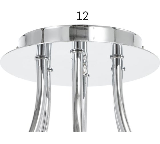 Люстра BayerLux "Брера" 8x60Вт E27 хром 67х67х38 см. 4568773