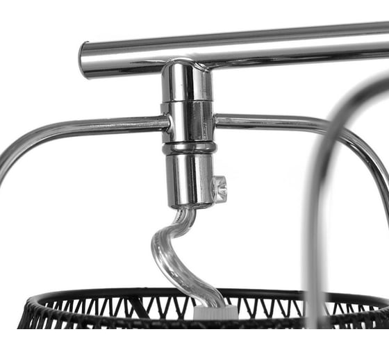 Люстра BayerLux 662403/5 40Вт E14 черный-хром 63х63х30 см 4625878
