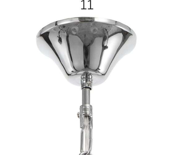 Люстра BayerLux "Брюссель" 5x60Вт E14 хром 58х58х85 см. 4537087
