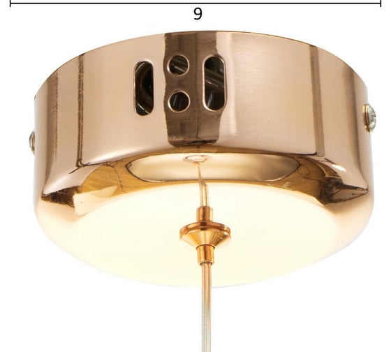 Светильник BayerLux 86014/1 LED 24Вт 3000К французcкое золото 25х8х24-124 см 5040820