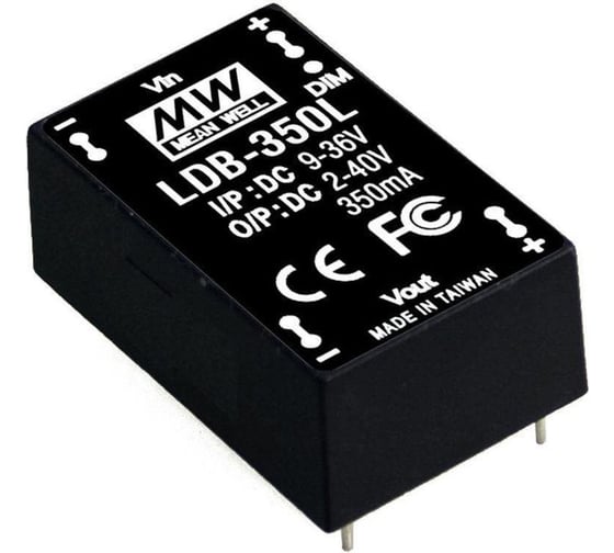 LED-драйвер Mean Well, LDB-350L DC-DC повышающий/понижающий вход 9-36В DC Т02276517