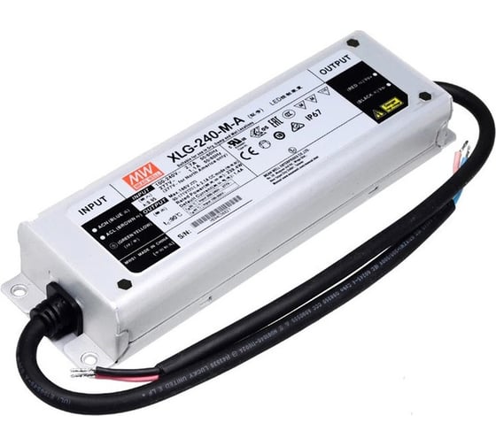 LED-драйвер Mean Well, XLG-240-M-A AC-DC 239.4Вт Т03403287
