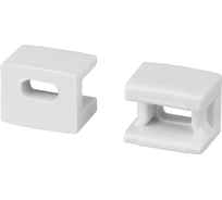 Заглушка Arlight PLINTUS-FANTOM-BENT WHITE с отверстием, 1 комплект 043898