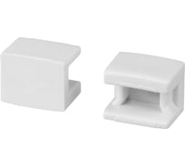 Заглушка Arlight PLINTUS-FANTOM-BENT WHITE глухая, 1 комплект 043664