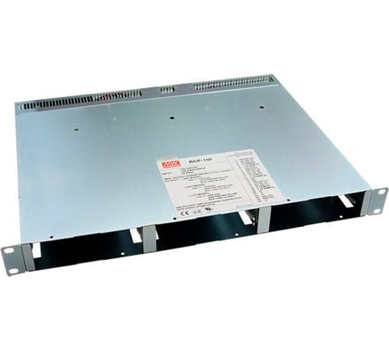Источник питания Mean Well AC-DC RCP-1UI RACK в 19-ти дюймовый шкаф для 1...3 блоков RCP-1000 442x351x44мм (1U) Т00251378