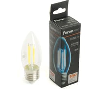 Лампа светодиодная FERON .PRO LB-1208 Свеча E27 8W 175-265V 6400K, 51243