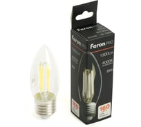 Лампа светодиодная FERON .PRO LB-1208 Свеча E27 8W 175-265V 4000K, 51242