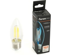 Лампа светодиодная FERON .PRO LB-1206 Свеча E27 6W 175-265V 6400K, 51240