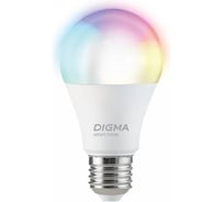 Умная лампа DIGMA Digma DiLight N1 E27 9Вт 800lm Wi-Fi (DLE27N1R) 1118521