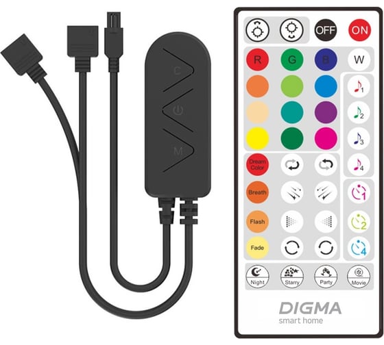 Умный светильник DIGMA Digma DeskLight DL101 настольный или подвесной черный (DL101) 1913120