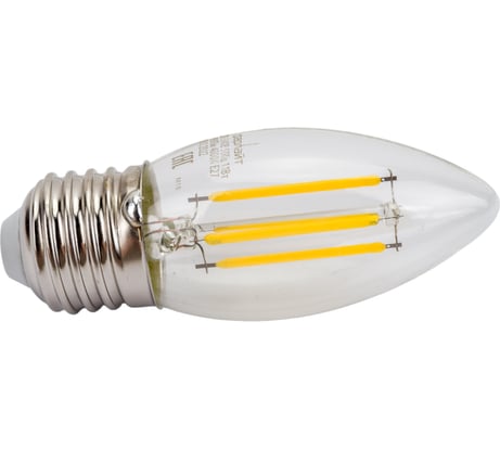 Нитевидная прозрачная лампа свеча Фарлайт С35 11 Вт 4000 К Е27 FAR000158