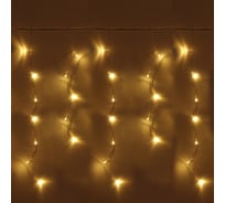 Гирлянда для дома Серпантин БАХРОМА ш3м* в30/50 см 120 ламп LED, прозрачный провод, 8 режимов, IP-20, Теплый белый (возможность соединения) 725-0560