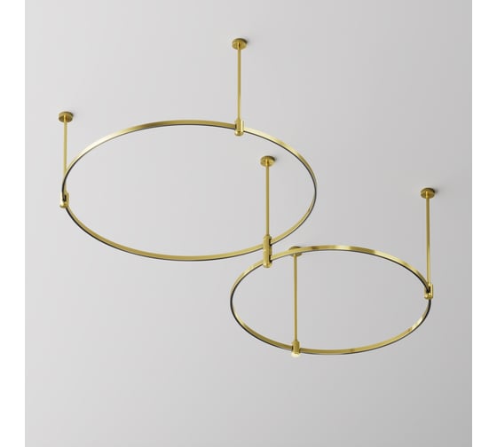 Шинопровод MAYTONI круглый 650мм Flarity латунь TRX154-R-D650-BS